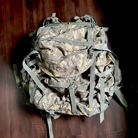 Us Army Molle II SDS ACU Rucksack Digital BackPack Complete Set